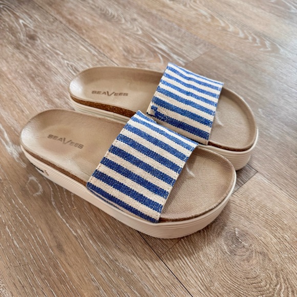 🆕 SeaVees Catalina Platform sandals / Size: 7 / NWOT - Picture 10 of 11